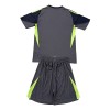 Original Trikotsatz Manchester United Torwart 2025-26 Schwarze Für Kinder